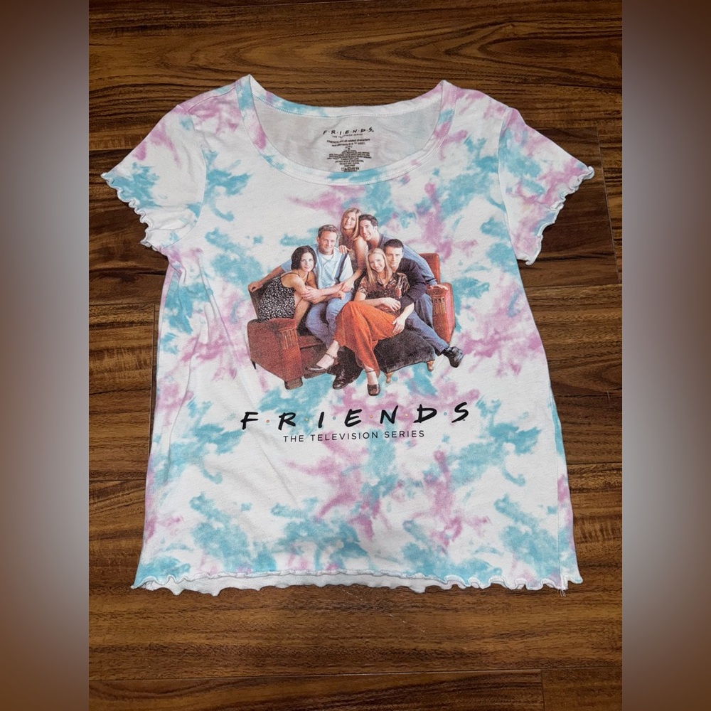 Women’s Friends Tie Dye Shirt Size S